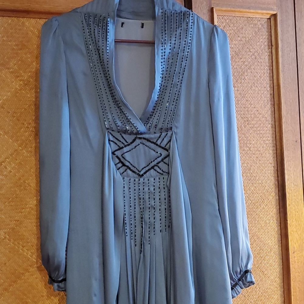 Most Georgious Beaded Silk Dress